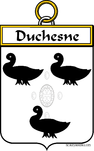 Brasão da família Duchesne