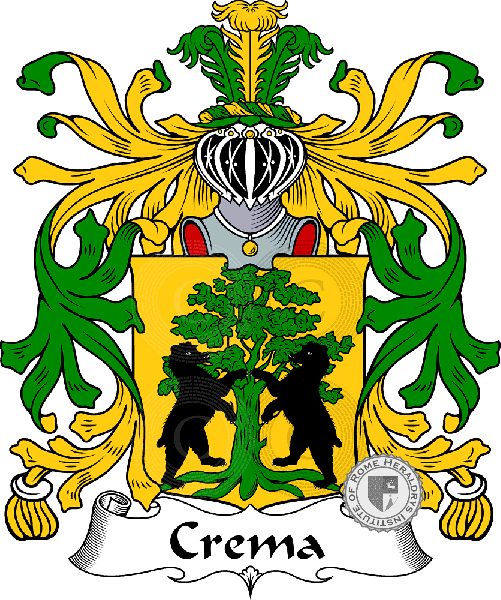 Coat of arms of family Crema