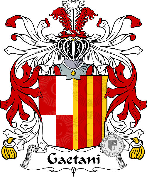 Coat of arms of family Gaetani