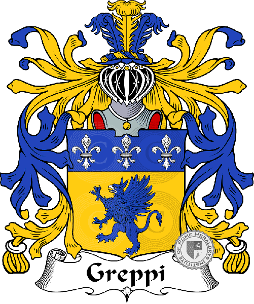 Coat of arms of family Greppi