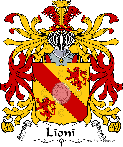 Coat of arms of family Lioni