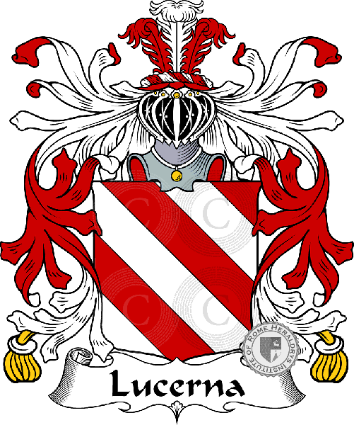 Coat of arms of family Lucerna