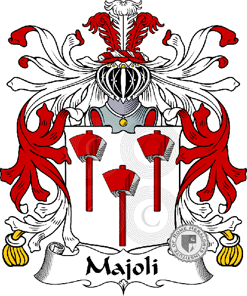 Escudo de la familia Majoli