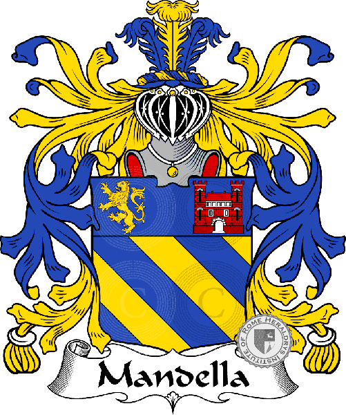 Coat of arms of family Mandella