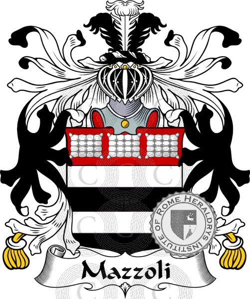 Coat of arms of family Mazzoli