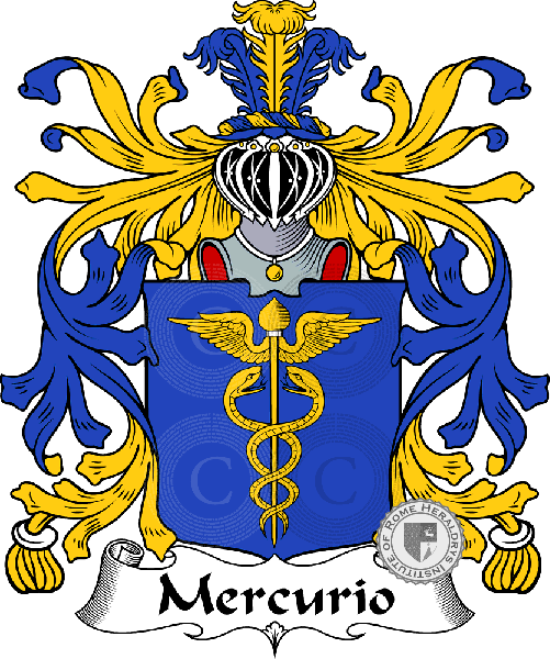 Escudo de la familia Mercurio