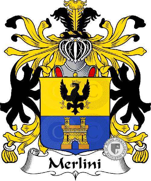 Coat of arms of family Merlini
