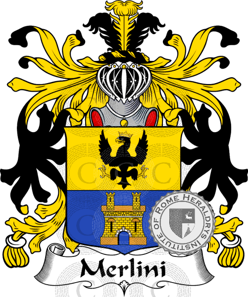 Escudo de la familia Merlini