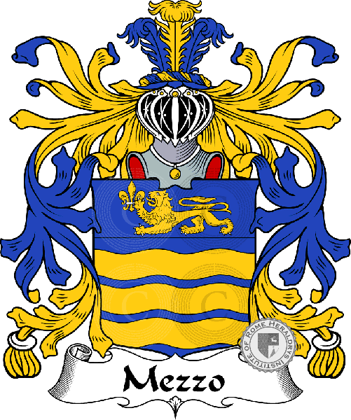 Coat of arms of family Mezzo