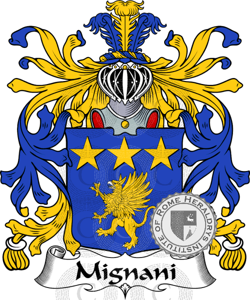 Escudo de la familia Mignani