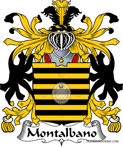 Coat of arms of family Montalbano