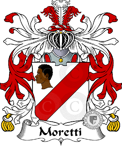 Coat of arms of family Moretti