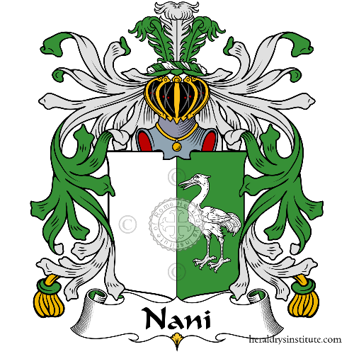 Coat of arms of family Nani