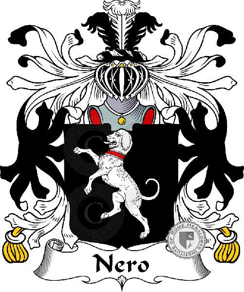 Brasão da família Nero