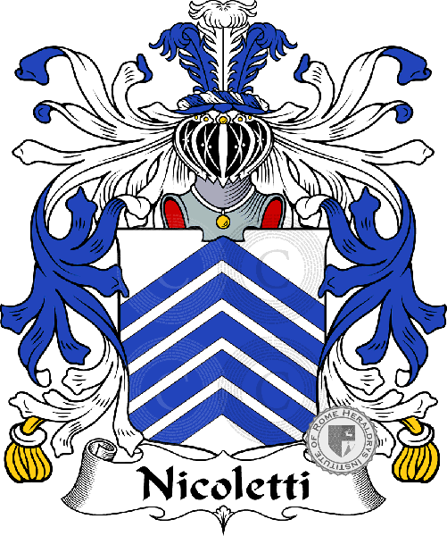 Coat of arms of family Nicoletti