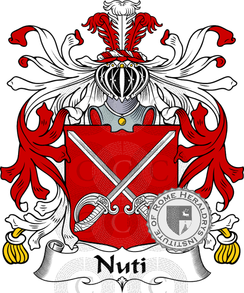 Coat of arms of family Nuti