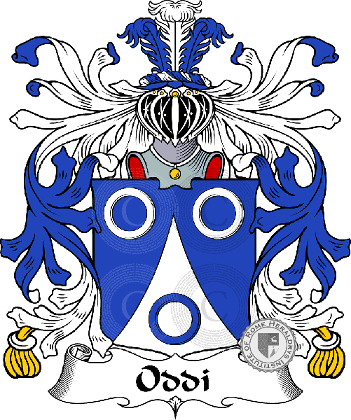 Escudo de la familia Oddi