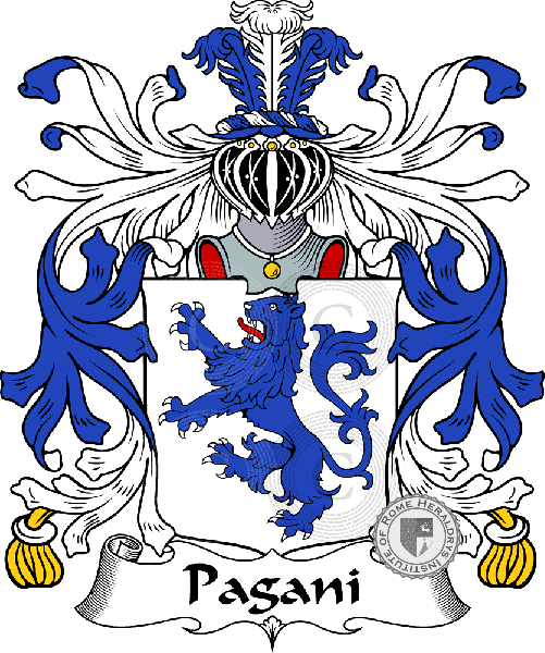 Escudo de la familia Pagani