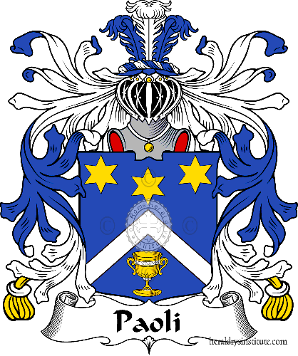 Wappen der Familie Paoli