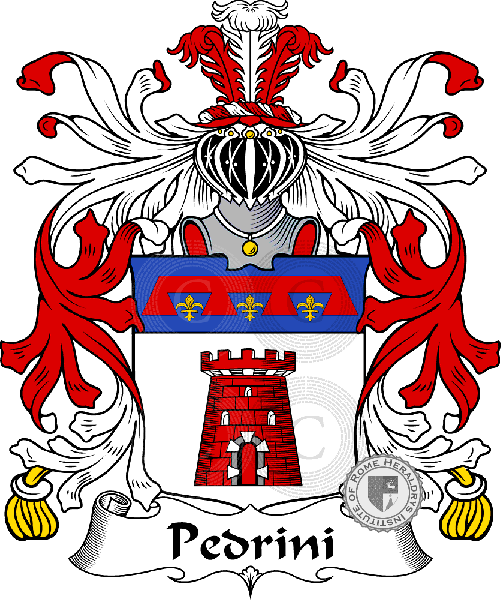 Coat of arms of family Pedrini