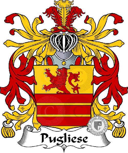 Coat of arms of family Pugliese