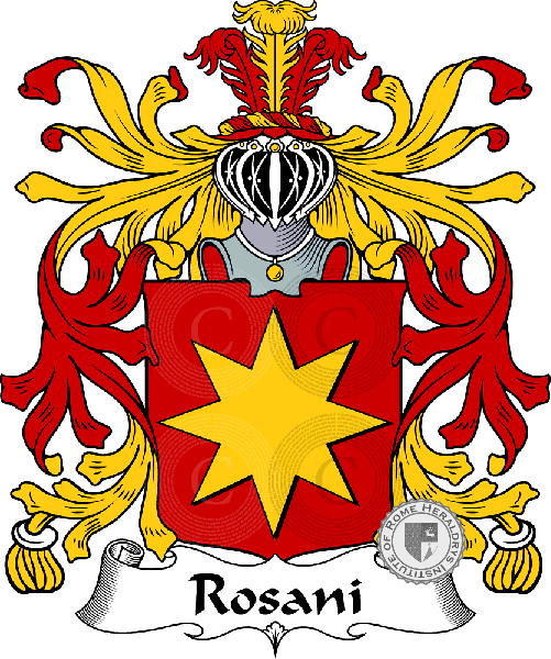 Coat of arms of family Rosani