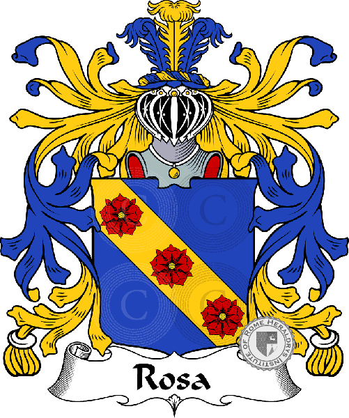 Escudo de la familia Rosa