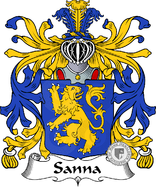Coat of arms of family Sanna