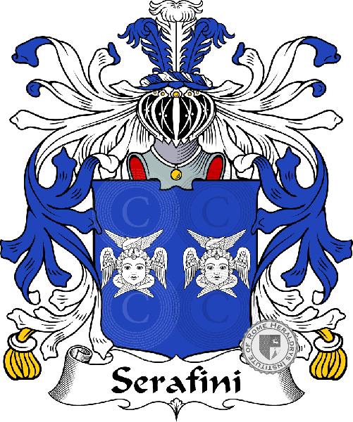 Coat of arms of family Serafini