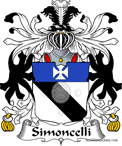 Coat of arms of family Simoncelli