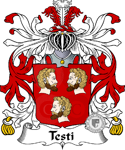 Coat of arms of family Testi
