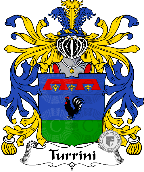 Brasão da família Turrini