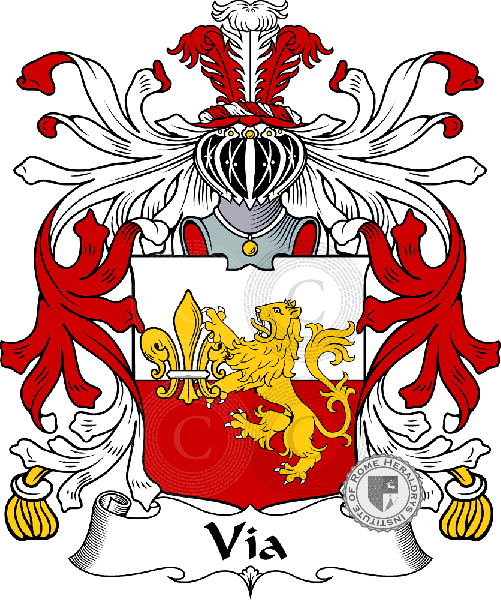 Coat of arms of family Via