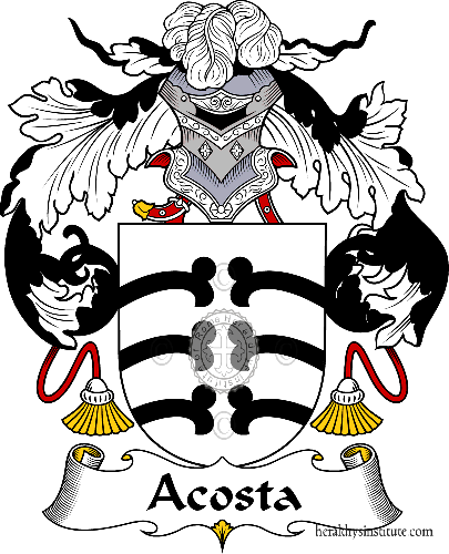 Coat of arms of family Acosta