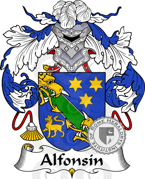 Wappen der Familie Alfonsín