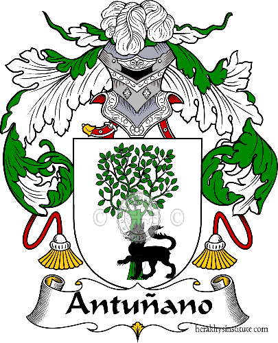Coat of arms of family Antuñano