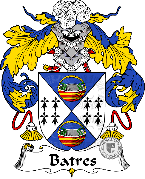 Coat of arms of family Batres