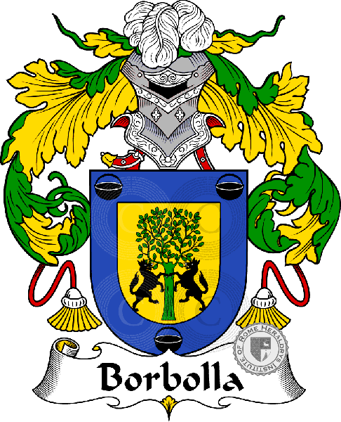 Coat of arms of family Borbolla