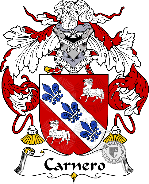 Coat of arms of family Carnero