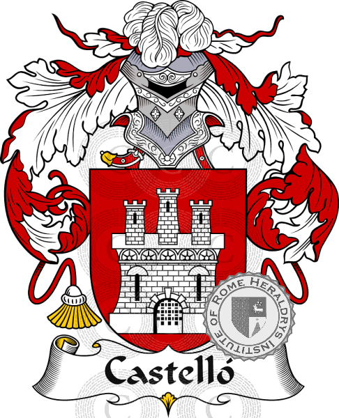 Escudo de la familia Castello