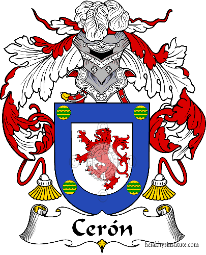 Coat of arms of family Cerón
