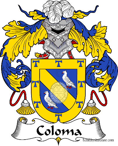 Coat of arms of family Coloma