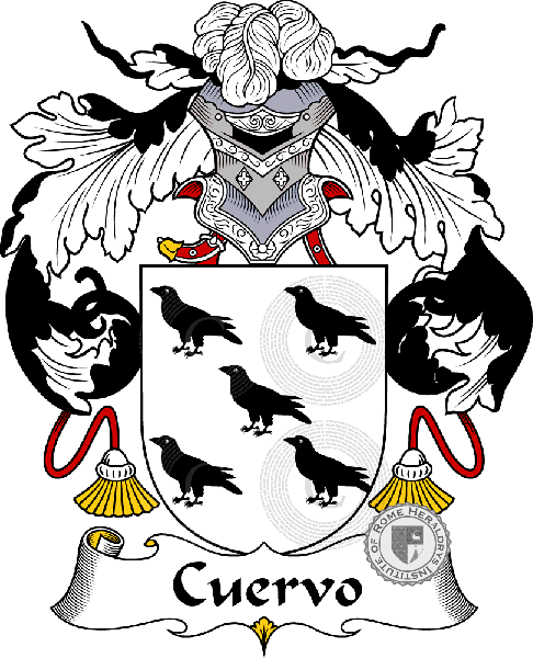 Coat of arms of family Cuervo