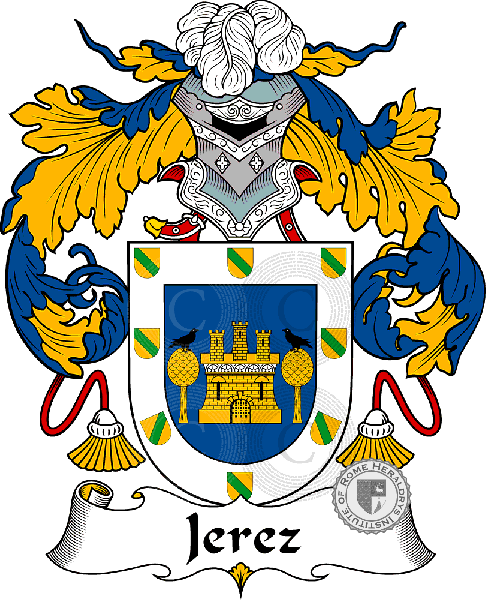Coat of arms of family Jerez