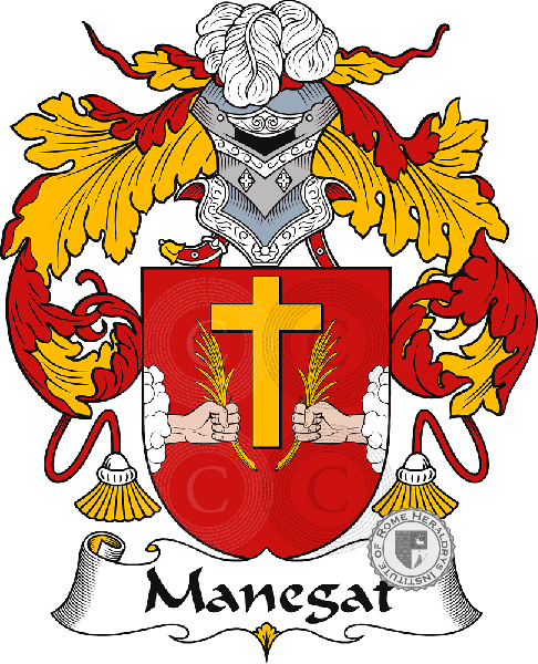 Escudo de la familia Manegat