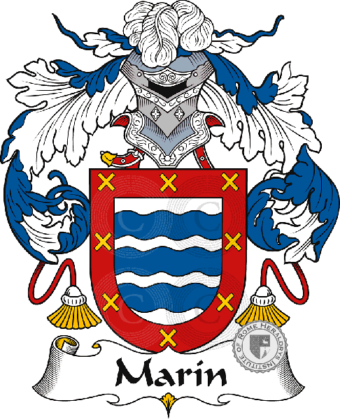 Coat of arms of family Marín