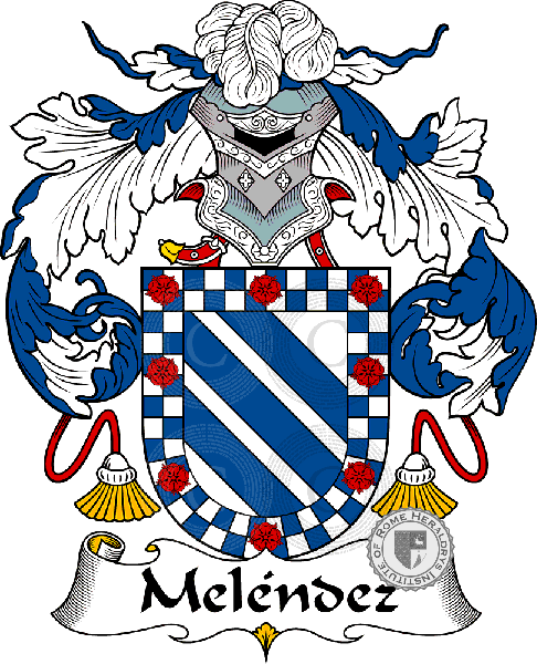 Coat of arms of family Meléndez
