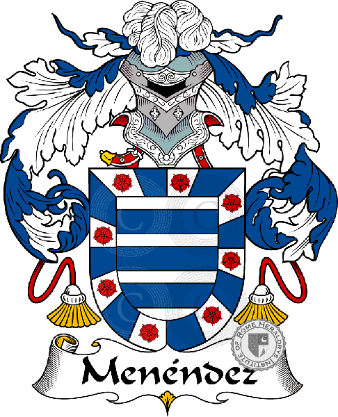 Coat of arms of family Menéndez