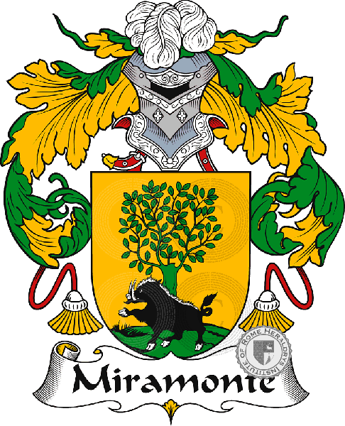 Wappen der Familie Miramonte