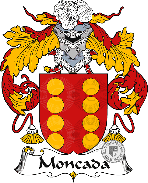 Coat of arms of family Moncada